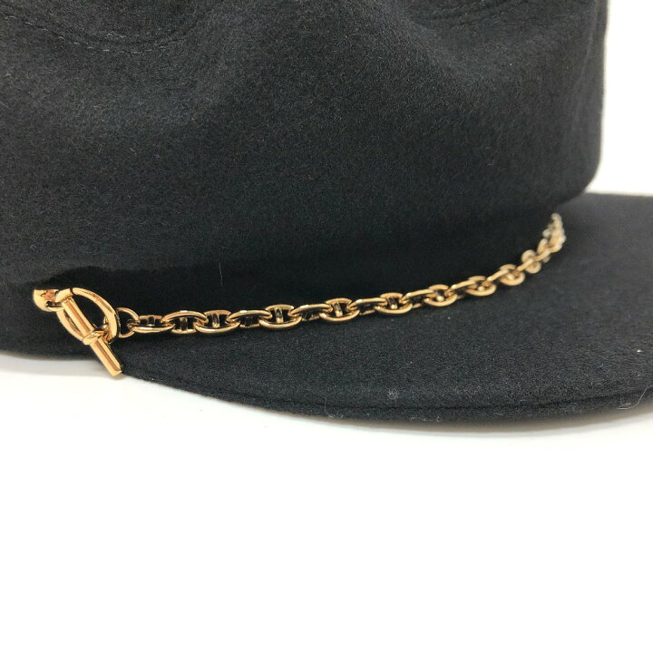 楽天市場】HERMES エルメス シェーヌダンクル 帽子 キャスケット帽  