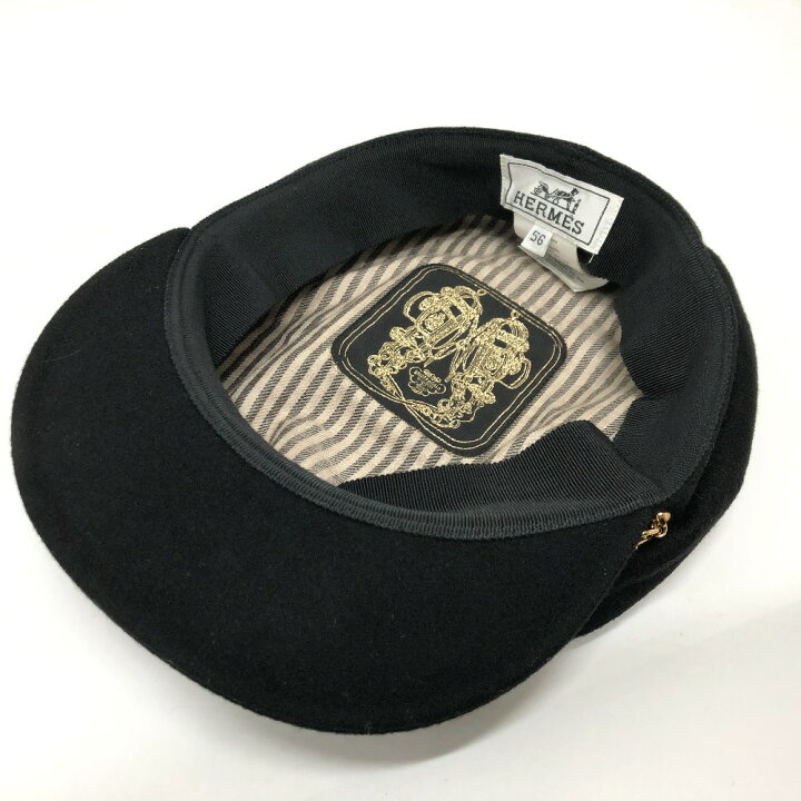 楽天市場】HERMES エルメス シェーヌダンクル 帽子 キャスケット帽  