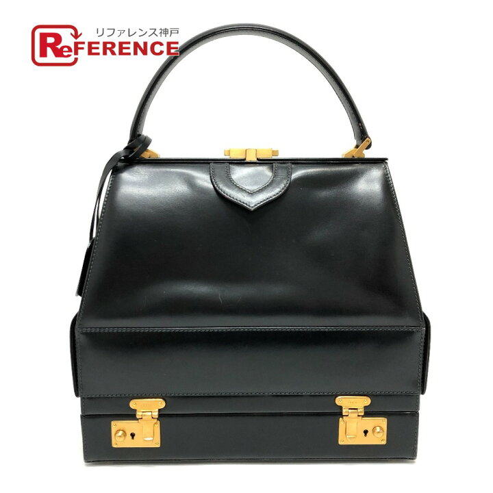 楽天市場】GUCCI グッチ 110・0218 BOX バニティバッグ オールドグッチ  
