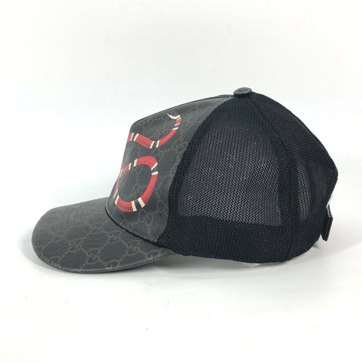 楽天市場】GUCCI グッチ 426887 GGスプリーム スネーク 帽子 