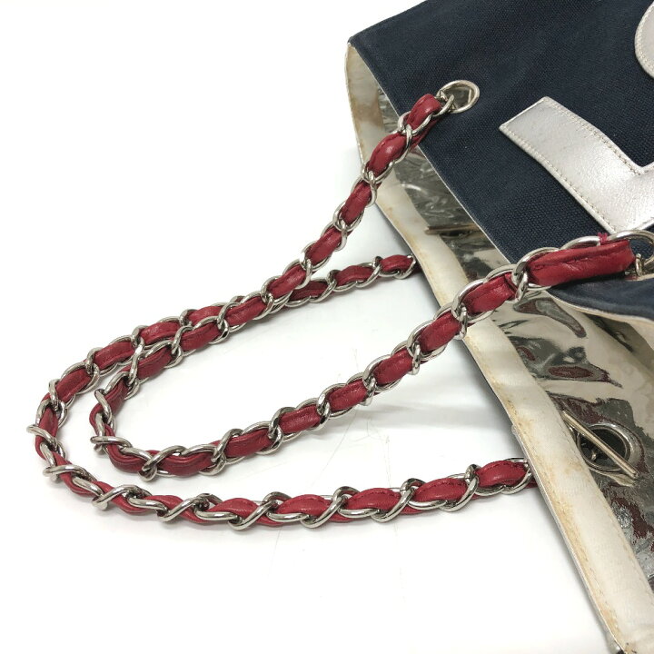 楽天市場】CHANEL シャネル No5 チョコバー チェーン トートバッグ  