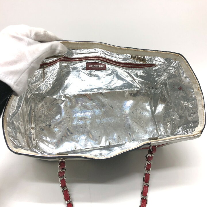 楽天市場】CHANEL シャネル No5 チョコバー チェーン トートバッグ 