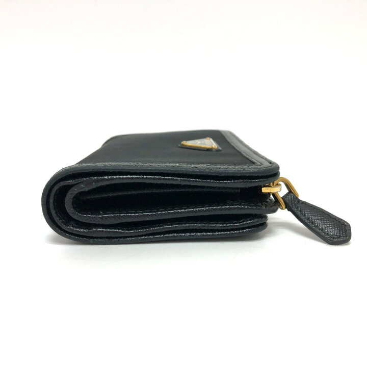 楽天市場】PRADA プラダ 1ML225 トライアングルプレート 2つ折り財布  