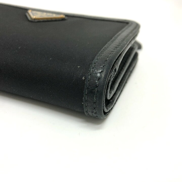 楽天市場】PRADA プラダ 1ML225 トライアングルプレート 2つ折り財布 