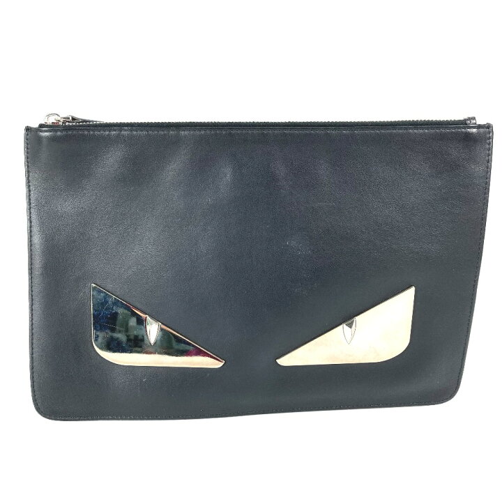 楽天市場】FENDI フェンディ 7N0078 モンスター バグス ポーチ カバン 