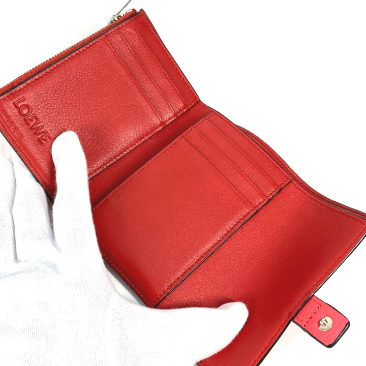 楽天市場】LOEWE ロエベ バイカラー アナグラム スモール バーティカル  