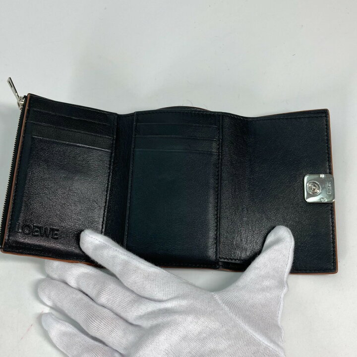 楽天市場】LOEWE ロエベ アナグラム バーティカル ウォレット スモール  