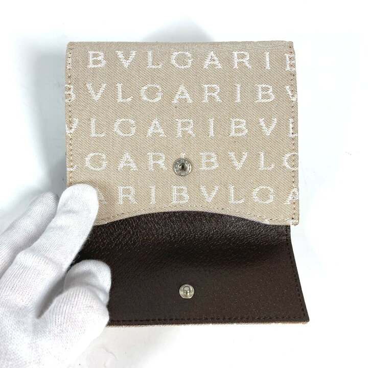 楽天市場】BVLGARI ブルガリ ロゴマニア コンパクトウォレット 2つ折り  