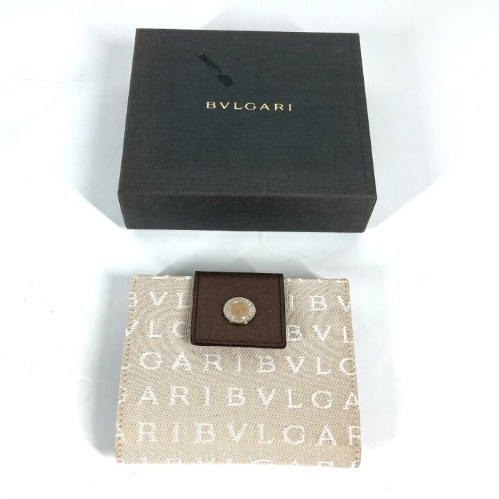 楽天市場】BVLGARI ブルガリ ロゴマニア コンパクトウォレット 2つ折り 