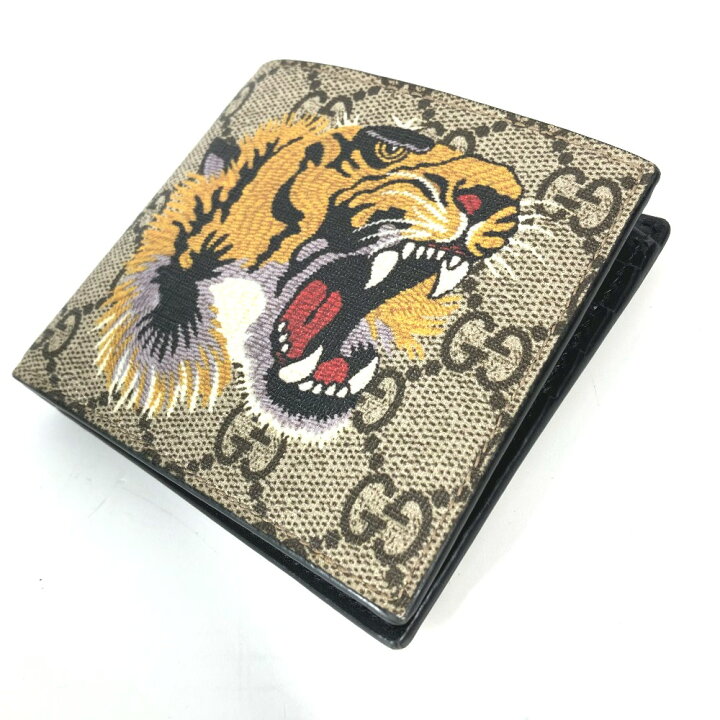 楽天市場】GUCCI グッチ 451268 コンパクトウォレット 虎 タイガー 短 