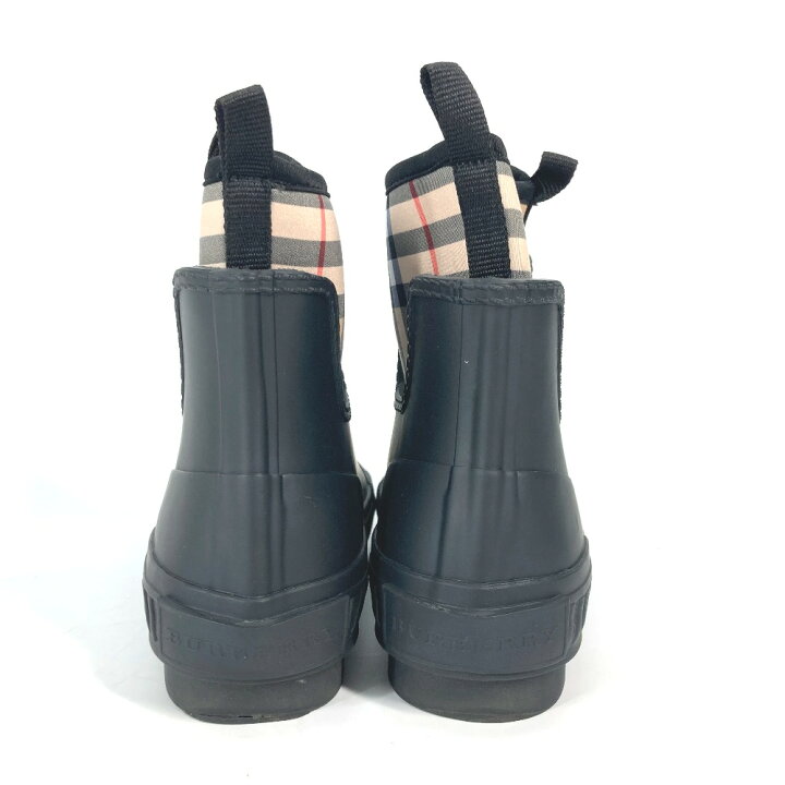 楽天市場】BURBERRY バーバリー チェック レインブーツ 靴 シューズ 
