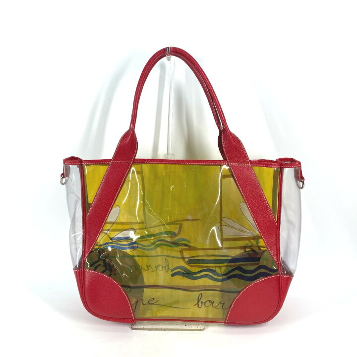 楽天市場】PRADA プラダ ビニールバッグ カバン ロゴ トートバッグ 