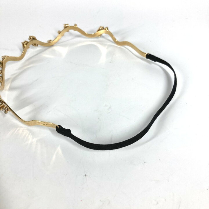 楽天市場】MIUMIU ミュウミュウ 5JH012 ヘッドバンド ヘアアクセサリー 