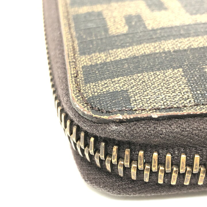 楽天市場】FENDI フェンディ 7M0174 ロングウォレット ズッカ ラウンド  