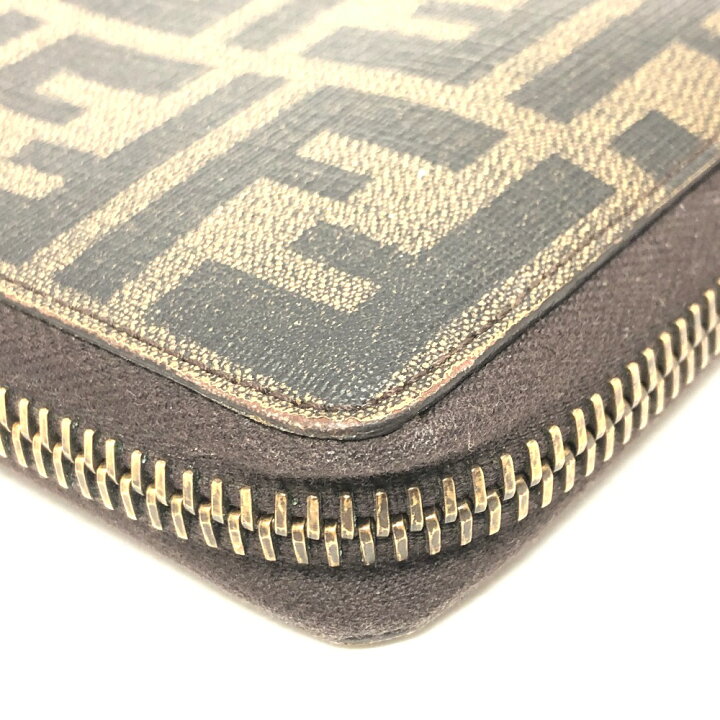 楽天市場】FENDI フェンディ 7M0174 ロングウォレット ズッカ ラウンド  