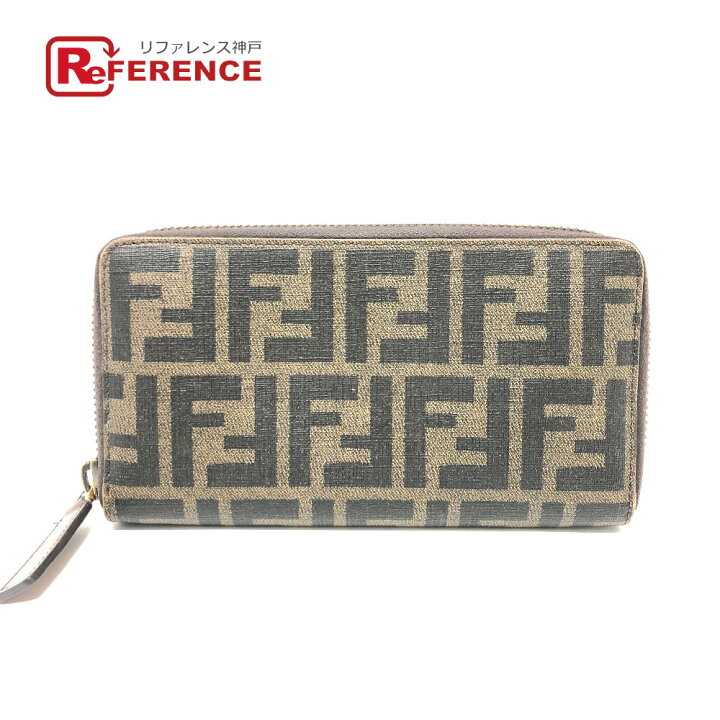 楽天市場】FENDI フェンディ 7M0174 ロングウォレット ズッカ ラウンド  