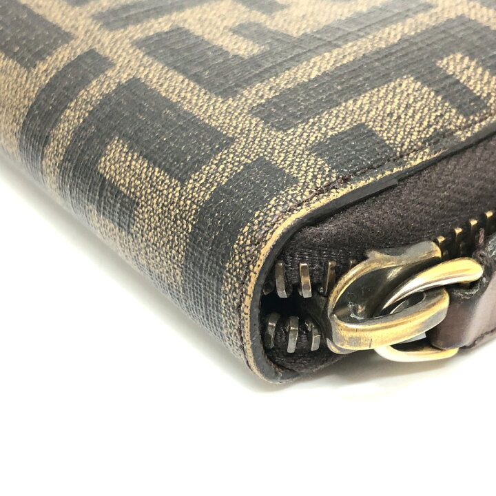 楽天市場】FENDI フェンディ 7M0174 ロングウォレット ズッカ ラウンド 