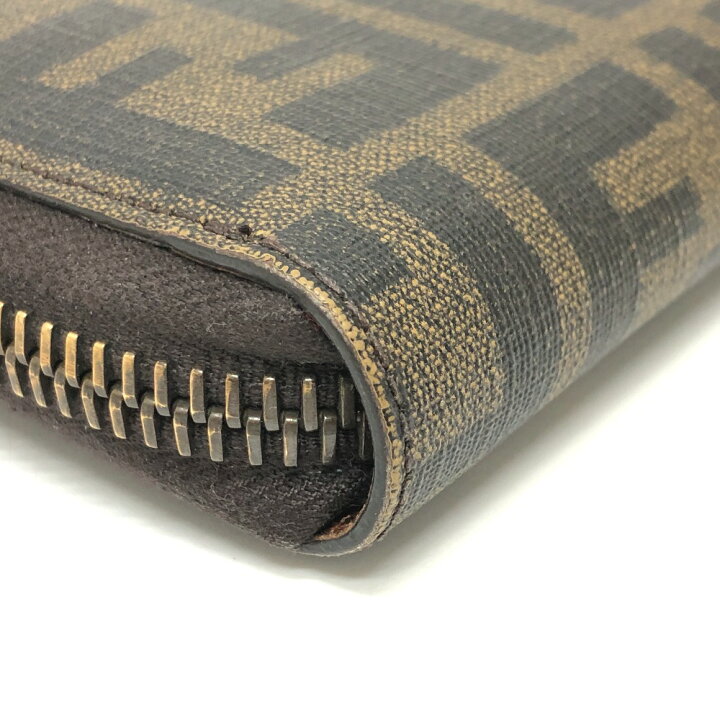 楽天市場】FENDI フェンディ 7M0174 ロングウォレット ズッカ ラウンド  