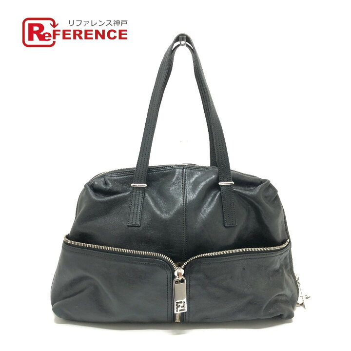 楽天市場】FENDI フェンディ 8BR623 ズッカ アンジップド ハンドバッグ 