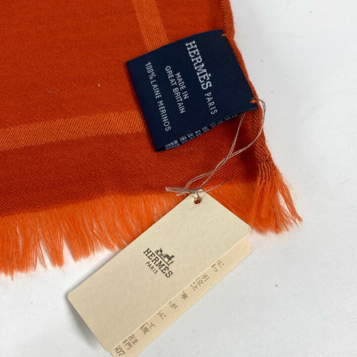 楽天市場】HERMES エルメス 馬柄 シュバル 大判 ショール マフラー 