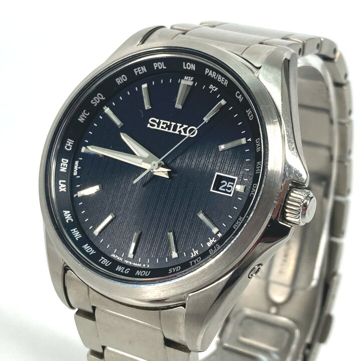 楽天市場】SEIKO セイコー 7B75-0AA0 セイコー セレクション デイト  
