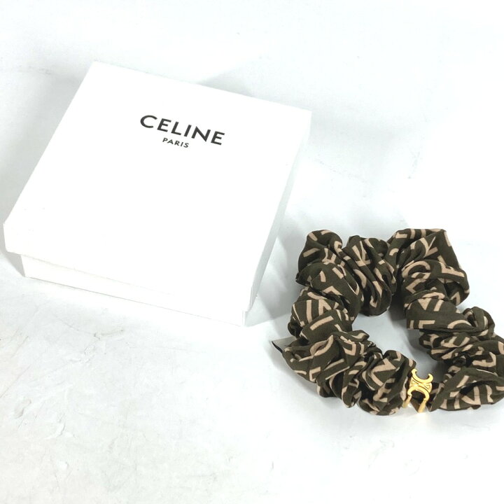 楽天市場】CELINE セリーヌ トリオンフ ロゴ ヘアアクセサリー  