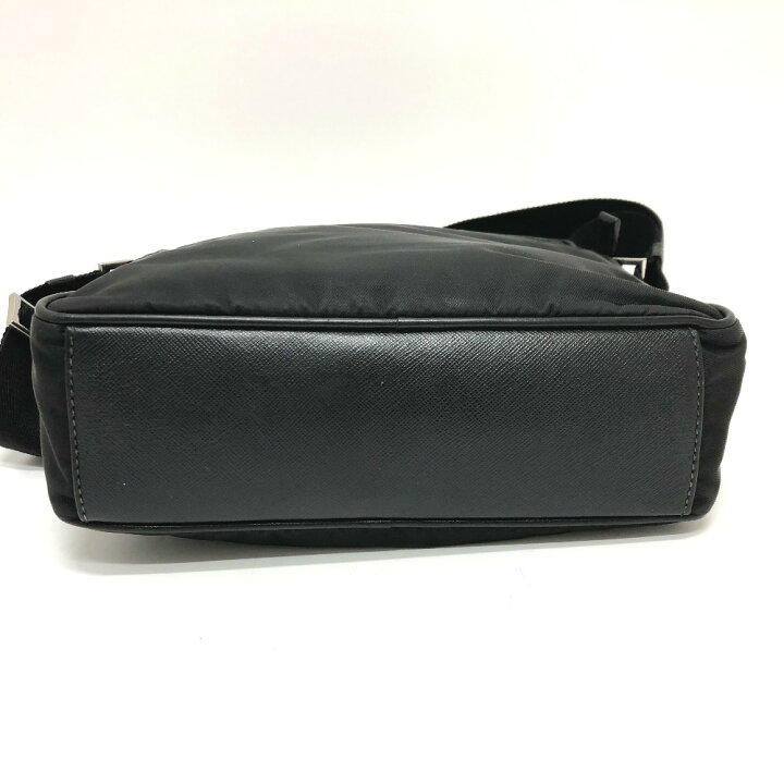 楽天市場】PRADA プラダ 2VH002 リナイロン トライアングルロゴ 斜め 