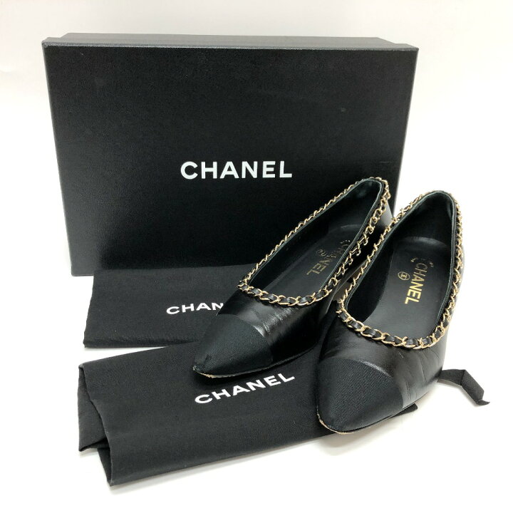 楽天市場】CHANEL シャネル G35386 20C CC ココマーク チェーン 靴 