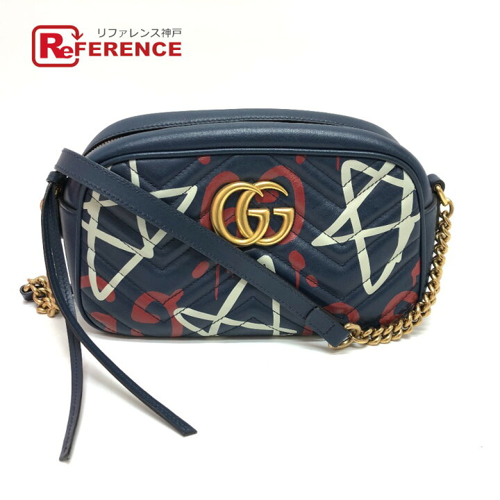 楽天市場】GUCCI グッチ 447632 GGマーモント ゴースト 斜め掛けバッグ  