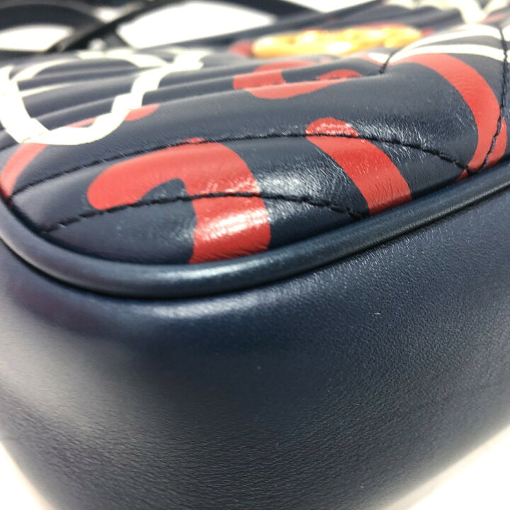 楽天市場】GUCCI グッチ 447632 GGマーモント ゴースト 斜め掛けバッグ  