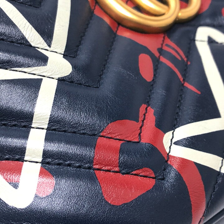 楽天市場】GUCCI グッチ 447632 GGマーモント ゴースト 斜め掛けバッグ  