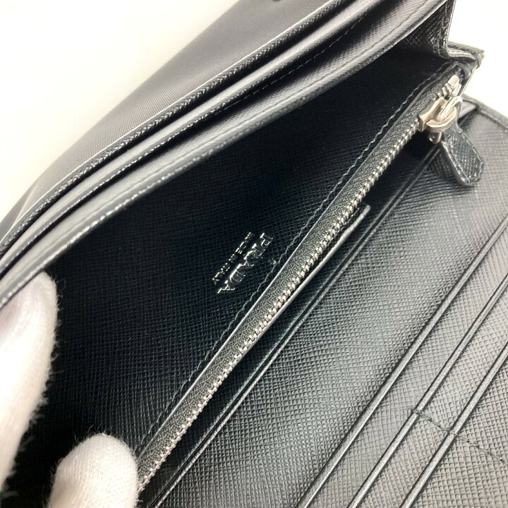 楽天市場】PRADA プラダ 1MH132 ロングウォレット 名刺入れ カード  
