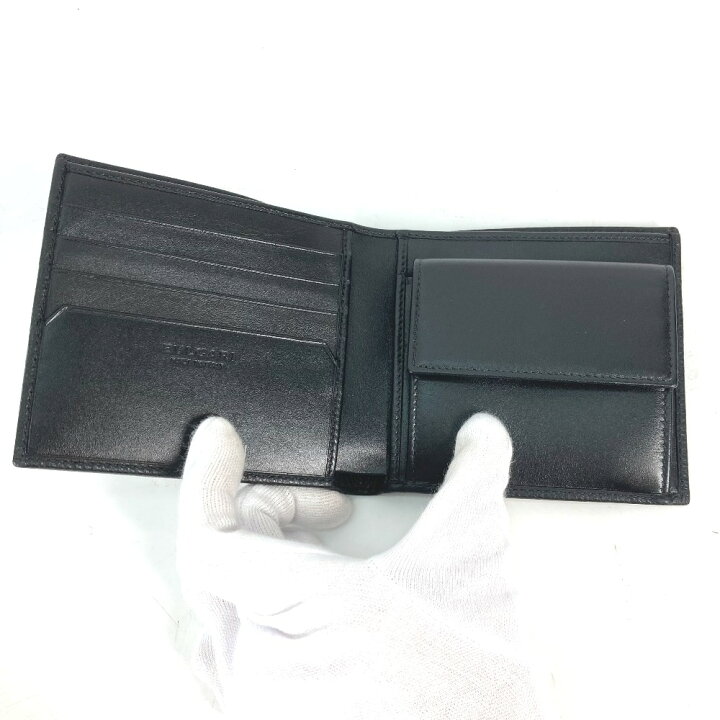 楽天市場】BVLGARI ブルガリ ロゴ コンパクトウォレット 2つ折り財布  