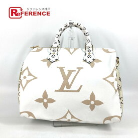 LOUIS VUITTON ルイヴィトン M44572 モノグラムジャイアント スピーディ・バンドリエール30 ミニボストンバッグ カバン ハンドバッグ モノグラムジャイアントキャンバス レディース クレーム カーキ 【中古】