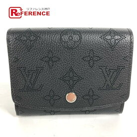 LOUIS VUITTON ルイヴィトン M62540 モノグラムマヒナ ポルトフォイユ・イリス コンパクト コンパクトウォレット 2つ折り財布 モノグラムマヒナ レディース ノワール ブラック 未使用 【中古】