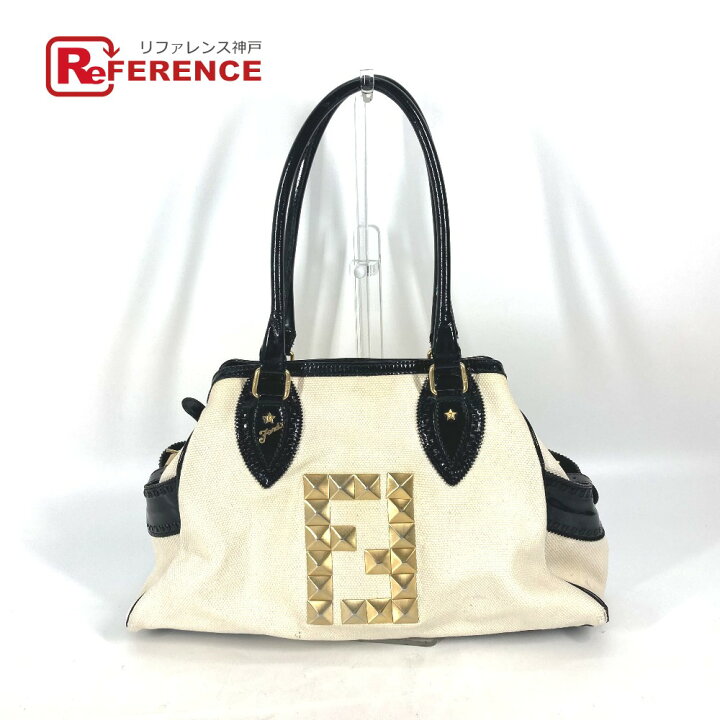 楽天市場】FENDI フェンディ スタッズ ロゴ エトニコ ショルダーバッグ 