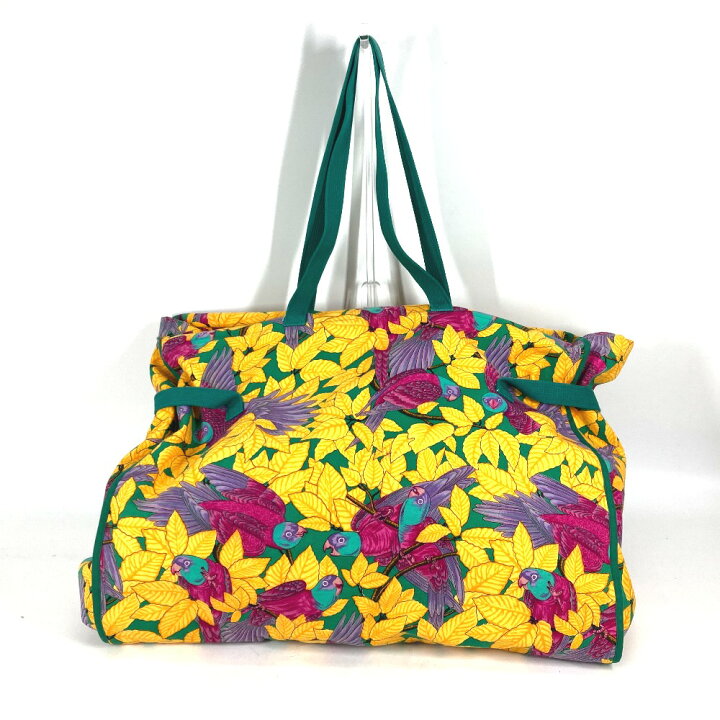 ⭐︎vintage⭐︎HERMES 蝶々柄 キャンバス パンプス 23.5相当 