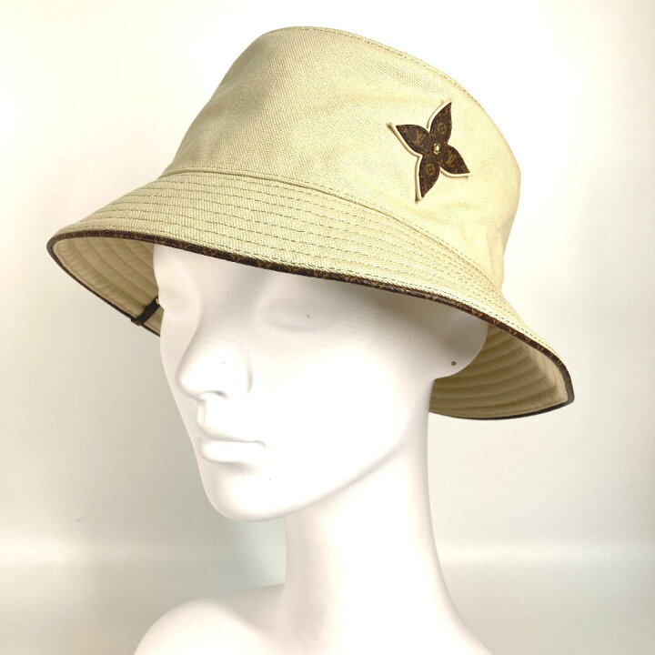楽天市場】LOUIS VUITTON ルイヴィトン M76940 バケットハット ボブ 