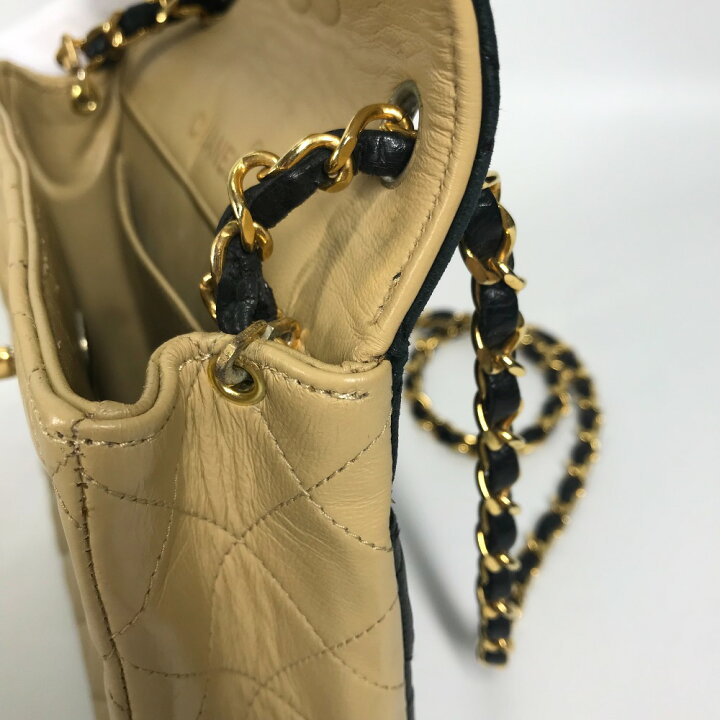 楽天市場】CHANEL シャネル バイカラー CC ココマーク マトラッセ 
