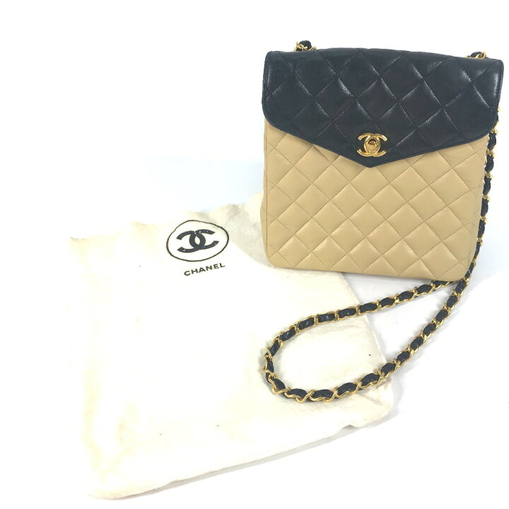 楽天市場】CHANEL シャネル バイカラー CC ココマーク マトラッセ 