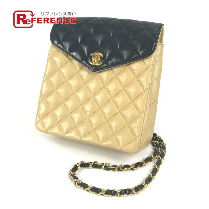 楽天市場】CHANEL シャネル バイカラー CC ココマーク マトラッセ  