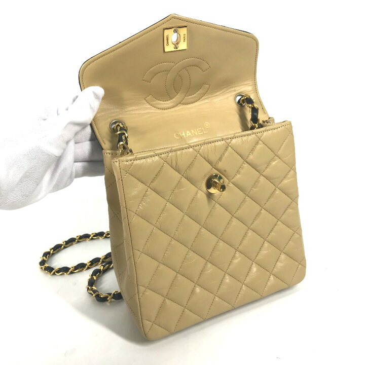 楽天市場】CHANEL シャネル バイカラー CC ココマーク マトラッセ 