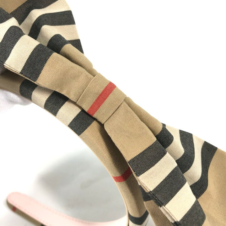 楽天市場】BURBERRY バーバリー チェック リボン ヘアアクセサリー  