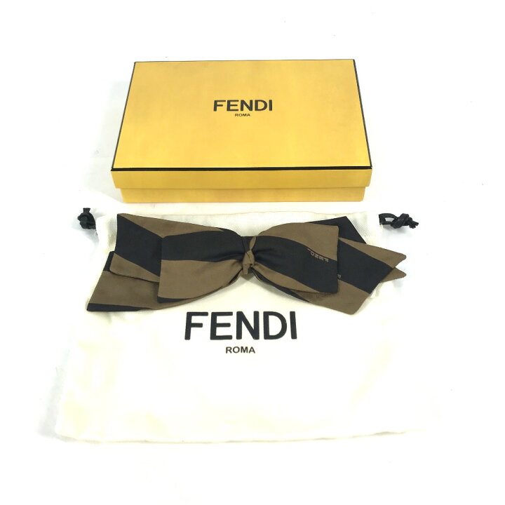 楽天市場】FENDI フェンディ FXT288 ペカン リボン りぼん ヘア 