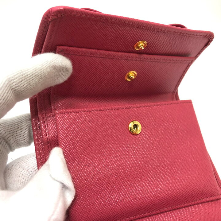 楽天市場】PRADA プラダ 1MH840 ロゴ リボン 財布 ウォレット 