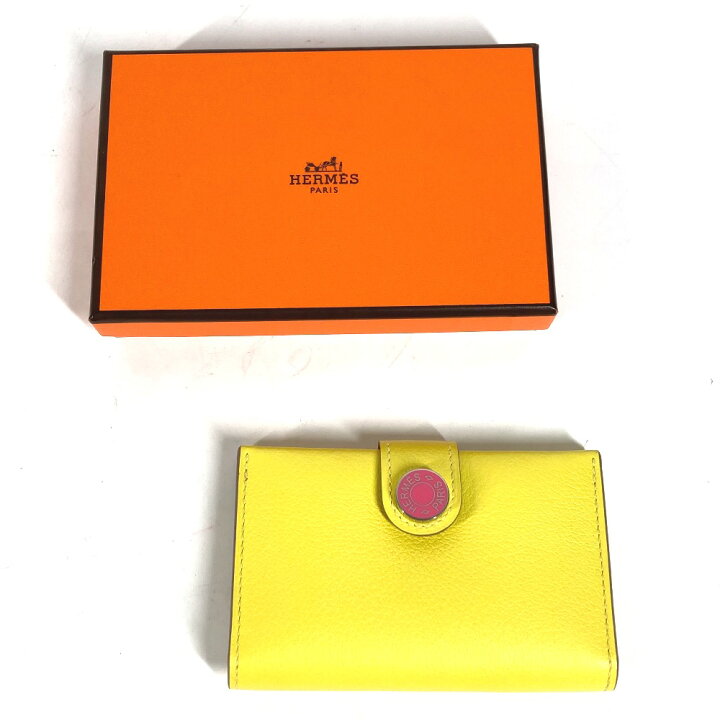 楽天市場】HERMES エルメス バイカラー R.M.S 名刺入れ パスケース 2 