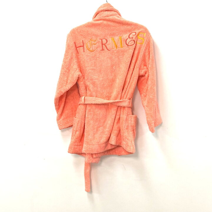 楽天市場】HERMES エルメス パイル ルームウェア 長袖 ガウン ルーム  