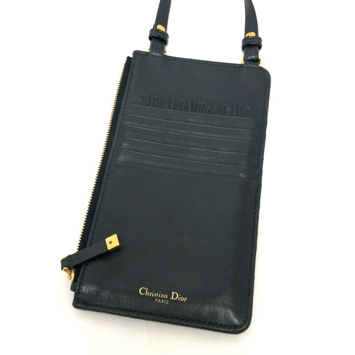 楽天市場】Dior ディオール オブリーグ フォンケース ウォレット 斜め 