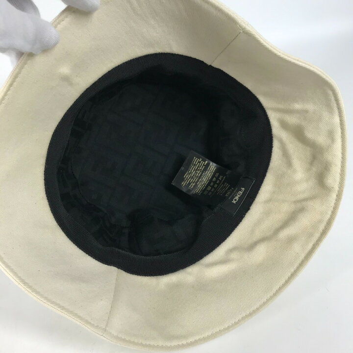 楽天市場】FENDI フェンディ FXQ801 ロゴ ハット帽 帽子 バケット 