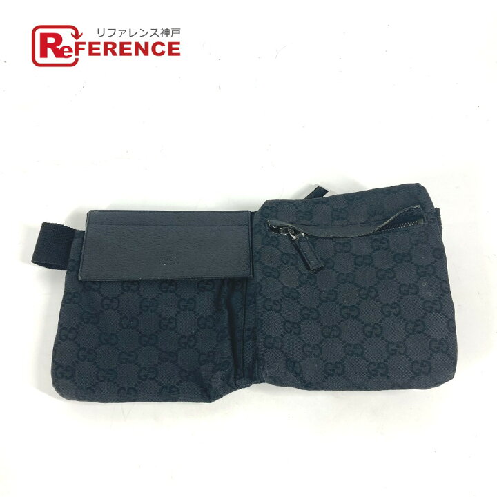 楽天市場】GUCCI グッチ 28566 GGキャンバス Wポケット ボディバッグ  